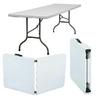View Item 6 Foot Plastic Folding Trestle Table